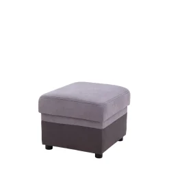 Fresh Puf z pojemnikiem szary NESSI