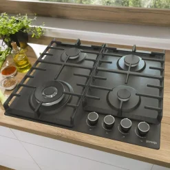 Płyty Kuchenne|Gorenje Płyta gazowa czarna GW642AB