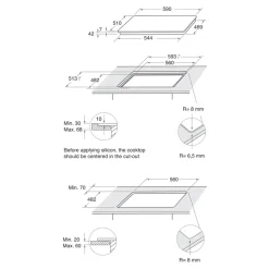 Płyty Kuchenne|WHIRLPOOL Płyta gazowa GOB 616/NB
