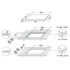 WHIRLPOOL Płyta indukcyjna WB B8360 NE