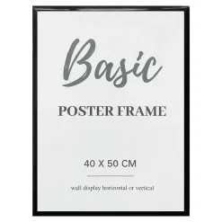 Ramka na zdjęcie na ścianę czarna 40x50 cm