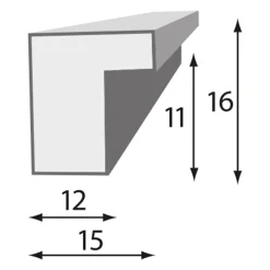 Ramka na zdjęcie 30x40 brązowa KYOTO