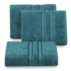 Eurofirany Ręcznik bambusowy niebieski MILA 50x90 cm