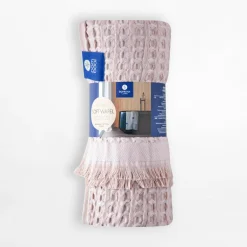 Texpol Ręcznik bambusowy różowy SOFT WAFEL BAMBOO SPA 50x80 cm