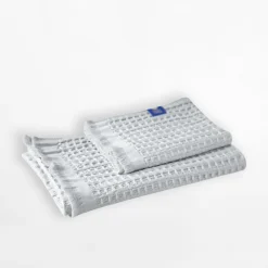 Texpol Ręcznik bambusowy srebrny SOFT WAFEL BAMBOO SPA 80x160 cm