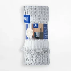 Texpol Ręcznik bambusowy srebrny SOFT WAFEL BAMBOO SPA 80x160 cm