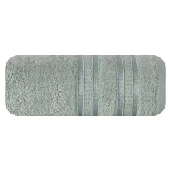 Eurofirany Ręcznik bambusowy srebrny MILA 70x140 cm