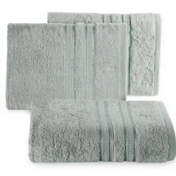 Ręczniki|Ręczniki|Eurofirany Ręcznik bambusowy srebrny MILA 50x90 cm