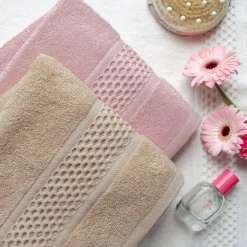 Ręczniki|Ręczniki|Faro Ręcznik bawełniany ASTI różowy 70x140 cm