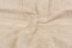 Ręcznik bawełniany beż CAROLINE 70x140 cm