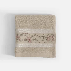 inny Ręcznik bawełniany beżowy PROVENCE 30x50 cm