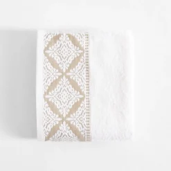 Ręczniki|Ręczniki|inny Ręcznik bawełniany biało-beżowy AGADIR 50x90 cm