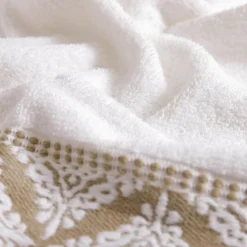 Ręczniki|Ręczniki|inny Ręcznik bawełniany biało-beżowy AGADIR 50x90 cm