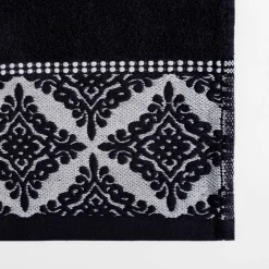 Ręczniki|Ręczniki|inny Ręcznik bawełniany czarno-biały AGADIR 30x50 cm