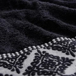 Ręczniki|Ręczniki|inny Ręcznik bawełniany czarno-biały AGADIR 30x50 cm