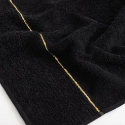 Ręczniki|Ręczniki|inny Ręcznik bawełniany czarny GOLD NEW 50x90 cm