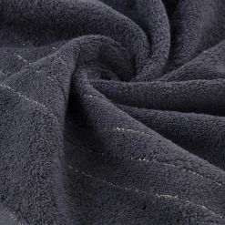 Eurofirany Ręcznik bawełniany do rąk grafitowy GALA 30x50 cm