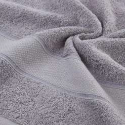 Ręczniki|Ręczniki|Eurofirany Ręcznik bawełniany do rąk srebrny LIANA 30x50 cm