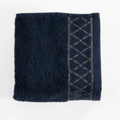 Ręczniki|Ręczniki|Eurofirany Ręcznik bawełniany granatowy LAYLA 50x90 cm