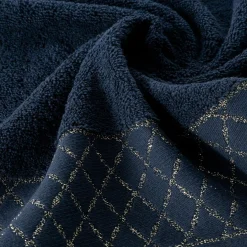 Ręczniki|Ręczniki|Eurofirany Ręcznik bawełniany granatowy LAYLA 50x90 cm