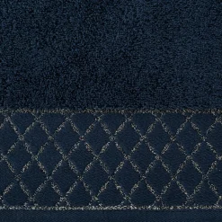 Ręczniki|Ręczniki|Eurofirany Ręcznik bawełniany granatowy LAYLA 50x90 cm