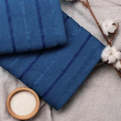 Faro Ręcznik bawełniany granatowy FRESH 50x90 cm