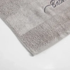 inny Ręcznik bawełniany jasnoszary FERRO 70x140 cm