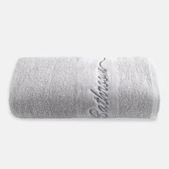 inny Ręcznik bawełniany jasnoszary FERRO 50x90 cm