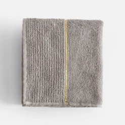 inny Ręcznik bawełniany jasnoszary GOLD NEW 70x140 cm