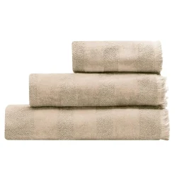 Ręcznik bawełniany krem LANETTE 90x160 cm