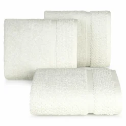 Ręczniki|Ręczniki|Eurofirany Ręcznik bawełniany kremowy VILIA 70x140 cm