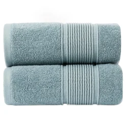 Ręcznik bawełniany niebieski NAOMI 70x140 cm