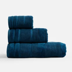 Ręcznik bawełniany niebieski TABBY 50x90 cm