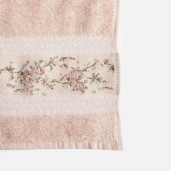 inny Ręcznik bawełniany pudrowy róż PROVENCE 50x90 cm