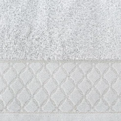 Ręczniki|Ręczniki|Eurofirany Ręcznik bawełniany srebrny LAYLA 70x140 cm