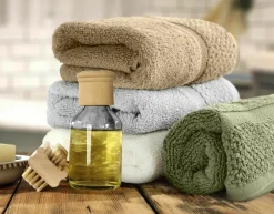 Ręczniki|Ręczniki|Eurofirany Ręcznik bawełniany srebrny Vilia 70x140 cm