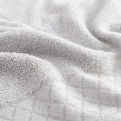 Ręczniki|Ręczniki|Eurofirany Ręcznik bawełniany srebrny LAYLA 30x50 cm