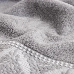 inny Ręcznik bawełniany szaro-biały AGADIR 30x50 cm
