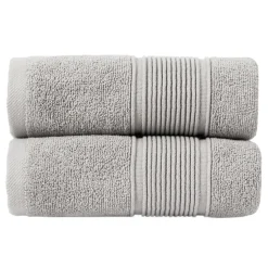 Ręcznik bawełniany szary NAOMI 70x140 cm
