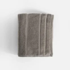 Ręcznik bawełniany szary TABBY 50x90 cm