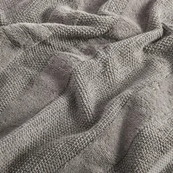 Ręcznik bawełniany szary TABBY 50x90 cm