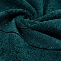 Eurofirany Ręcznik bawełniany zieleń turkusowa LIANA 70x140 cm