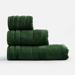 Ręcznik bawełniany zielony TABBY 70x140 cm
