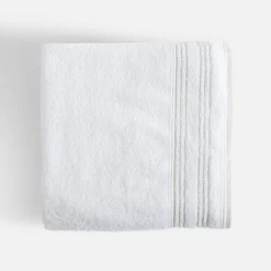 inny Ręcznik do kąpieli biały WILLOW 70x140 cm