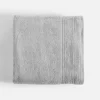 inny Ręcznik do kąpieli jasnoszary WILLOW 70x140 cm