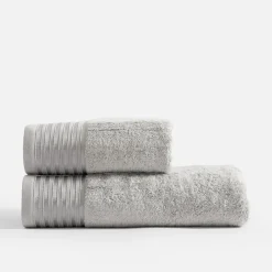 Faro Ręcznik do kąpieli srebrny VELA 70x140 cm