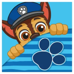 Dzieci inny Ręcznik do rąk niebieski PAW PATROL 30x30 cm