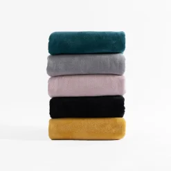 Eurofirany Ręcznik do rąk szybkoschnący czarny AMY 30x30 cm