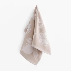 inny Ręcznik kuchenny egipski beżowy CYTRYNKA 50x70 cm