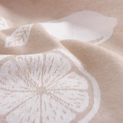 inny Ręcznik kuchenny egipski beżowy CYTRYNKA 50x70 cm